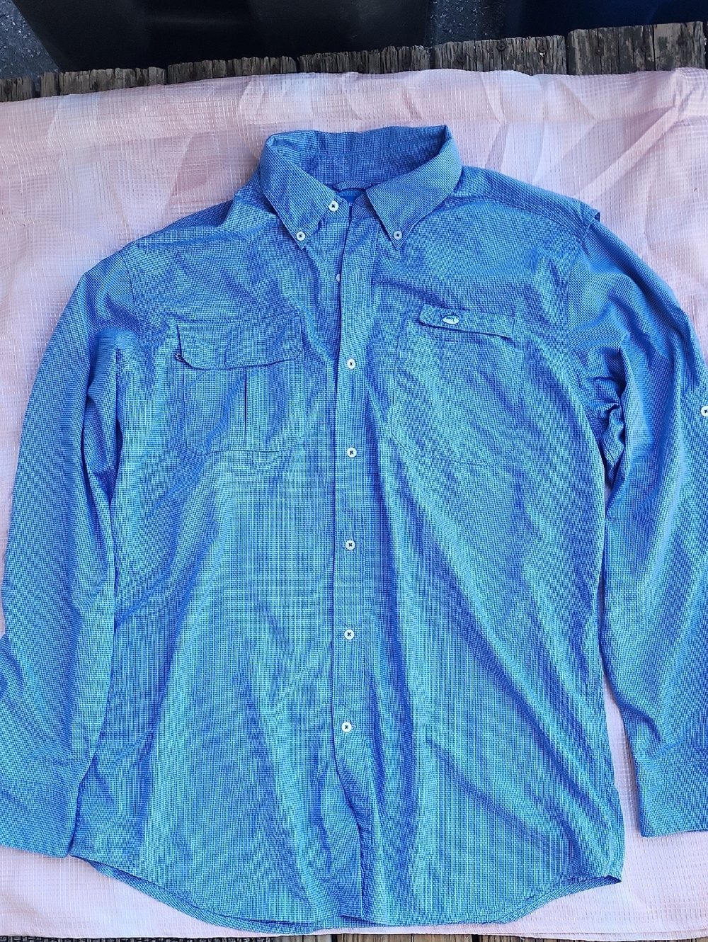 Southern Tide Men’s Light Blue Button-Down Casual Shirt